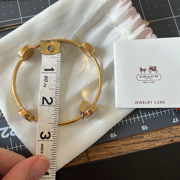 Coach moonstone bangle bracelet - Picture 9 of 9